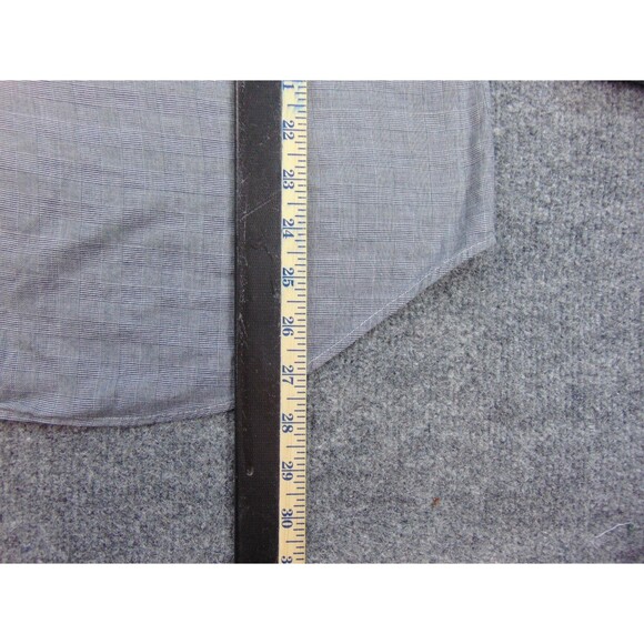Polo Ralph Lauren Shirt Mens 16x32/33 Regent Classic Fit Gray Plaid - Picture 8 of 9